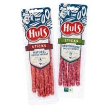 Huls sticks naturel of Mediterraans